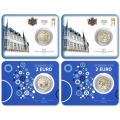 Luxembourg 2 euro BU 2025 - 75th anniversary of the Schuman Declaration + 25th anniversary of the accession to the throne of Grand Duke Henri for 250.00 € ✅