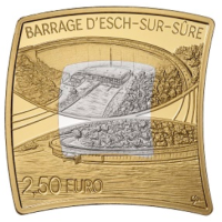 Luxemburgo 2,5 euros plata PROOF 2024 - PRESA DE ESCH-SUR-SURE