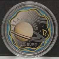 Luxembourg 25 euro silver Proof 2026 - The Solar System - Saturn