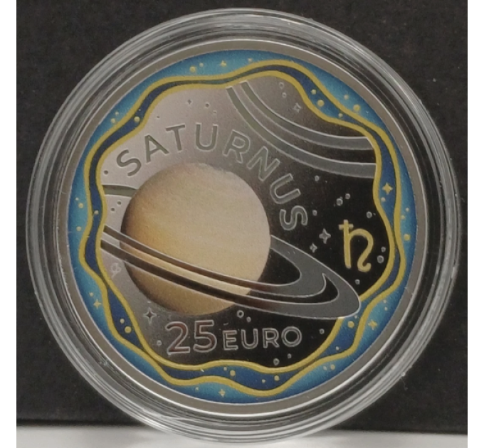 Luxembourg 25 euro silver Proof 2026 - The Solar System - Saturn for 167.00 € ✅