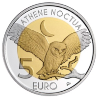 Luxembourg 5 euro silver Proof 2024 - Fauna and Flora - LITTLE OWL Luxembourg 5 euro silver Proof 2024 - Fauna and Flora - LITTLE OWL