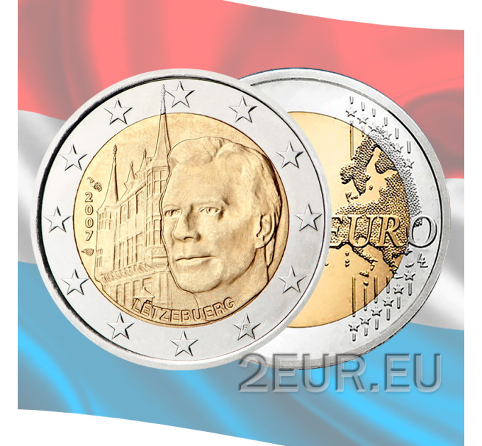Luxemburgo 2 euros UNC 2007 - Gran Palacio Ducal por 6.20 € ✅