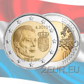 Luxembourg 2 euro UNC 2010 - Coat of Arms of The Grand Duke Henri for 7.20 € ✅