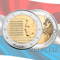 Luxemburgo 2 euros UNC 2013 - Himno Nacional del Gran Ducado de Luxemburgo