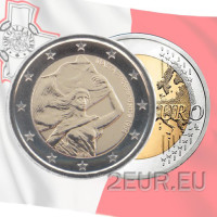 Malta 2 euro UNC 2014 - Independence 1964 Malta 2 euro UNC 2014 - Independence 1964
