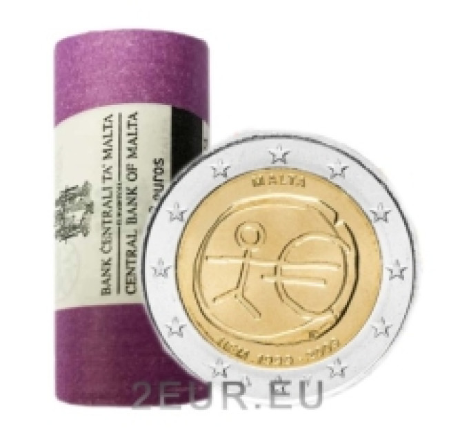 Malta 2 euros UNC rollo 2009 - UEM por 120.00 € ✅