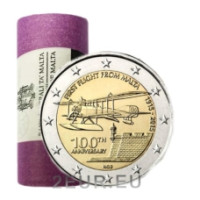 Malta 2 euros UNC rollo 2015 - Primer vuelo de Malta