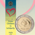 Malta 2 euro BU 2016 - Solidarity Through Love for 20.50 € ✅
