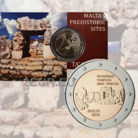 Malta 2 euros BU 2019 - Templos de Ta Hagrat Malta 2 euros BU 2019 - Templos de Ta Hagrat