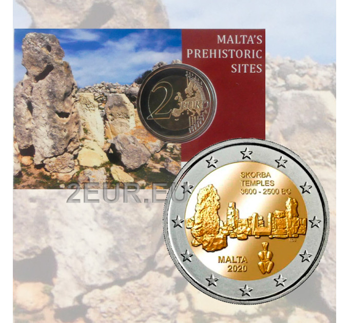 Malta 2 euros BU 2020 - Templos de Skorba por 25.90 € ✅
