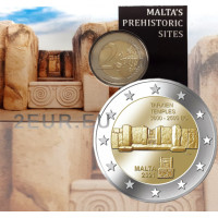 Malta 2 euros BU 2021 - Templo de Tarxien Malta 2 euros BU 2021 - Templo de Tarxien