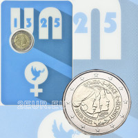Malta 2 euros BU 2022 - Resolución del consejo de seguridad de las naciones unidas sobre las mujeres, la paz y la seguridad Malta 2 euros BU 2022 - Resolución del consejo de seguridad de las naciones unidas sobre las mujeres, la paz y la seguridad