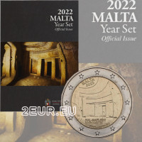 Malta 2 euros BU 2022 - Hipogeo de Hal Saflieni Malta 2 euros BU 2022 - Hipogeo de Hal Saflieni