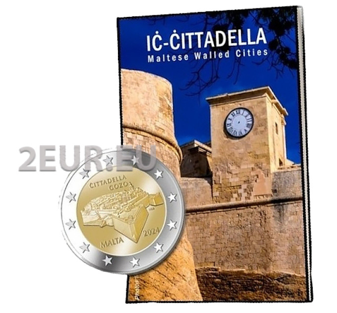 Malta 2 euros BU 2024 - Ciudadela de Gozo por 27.50 € ✅