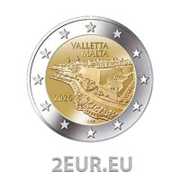 Malta 2 Euro UNC 2026 - Valletta Malta 2 Euro UNC 2026 - Valletta