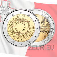 Malta 2 euro UNC 2015 - 30th Anniversary of the EU Flag