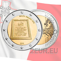 Malta 2 euro UNC 2015 - Republic 1974 Malta 2 euro UNC 2015 - Republic 1974