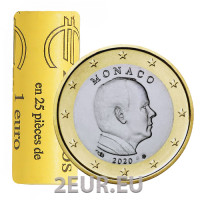 Monaco 1 euro Roll 2020