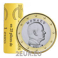 Monaco 1 euro Roll 2021