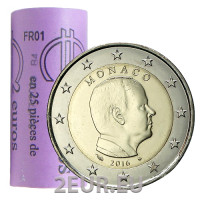 Monaco 2 euros Rollo 2016