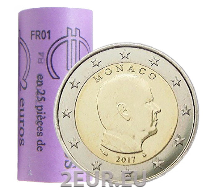 Monaco 2 euro Roll 2017 for 90.00 € ✅