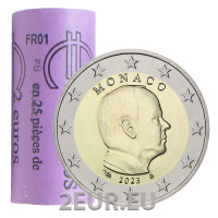 Monaco 2 euros Rollo 2023