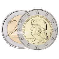 Monaco 2 euro UNC 2012 - 500 Years of Independence 1512 - 2012