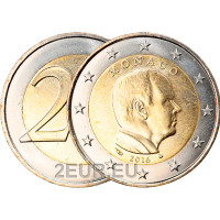 Monaco 2 euro UNC 2016 - Prince Albert II