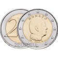 2 euros Mónaco UNC 2018 - Príncipe Alberto II por 8.50 € ✅