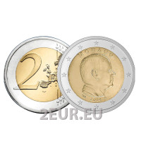 2 euros Mónaco UNC 2014 - Príncipe Alberto II
