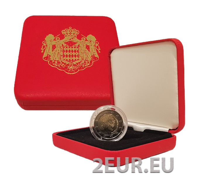 Mónaco 2 euros UNC 2007 - 25º aniversario de la muerte de la princesa Grace Kelly por 3,600.00 € ✅