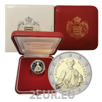 Mónaco 2 euros PROOF 2020 - 300º Aniversario del Nacimiento del Príncipe Honoré III