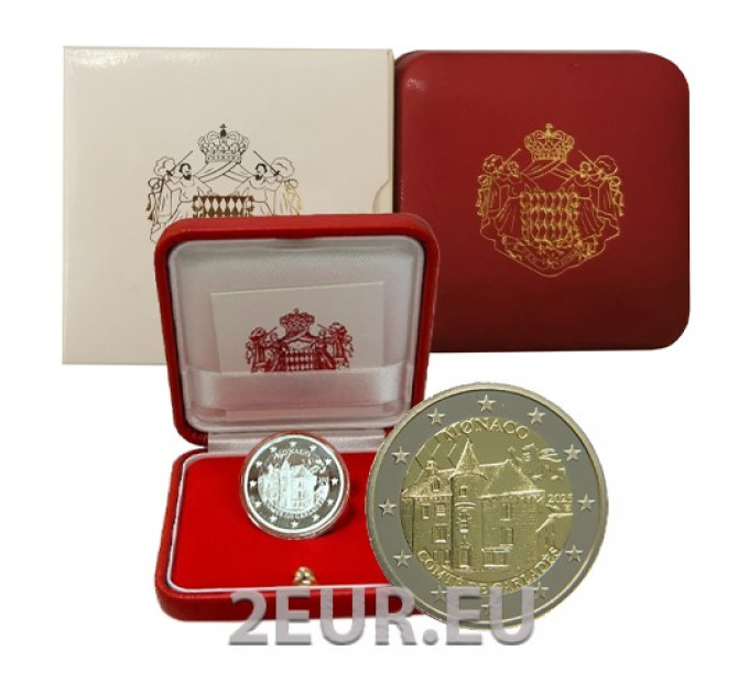 Mónaco 2 euros PROOF 2025 - Condado de Carladès por 350.00 € ✅