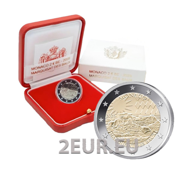 Mónaco 2 euros PROOF 2025 - Marquesado de Les Baux por 275.00 € ✅
