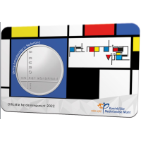 Países Bajos 5 euros UNC 2022 - Piet Mondriaan