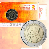 Países Bajos 2 euro BU 2013 - 200 Aniversario del Reino de los Países Bajos Países Bajos 2 euro BU 2013 - 200 Aniversario del Reino de los Países Bajos
