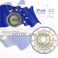 Países Bajos 2 euro BU 2015 - 30 años de la bandera de la UE Países Bajos 2 euro BU 2015 - 30 años de la bandera de la UE