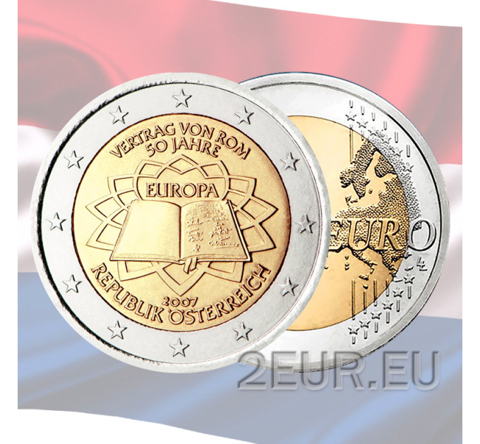 Netherlands 2 euro UNC 2007 - Treaty of Rome for 7.90 € ✅