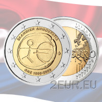 Netherlands 2 euro UNC 2009 - 10 Years Euro Netherlands 2 euro UNC 2009 - 10 Years Euro