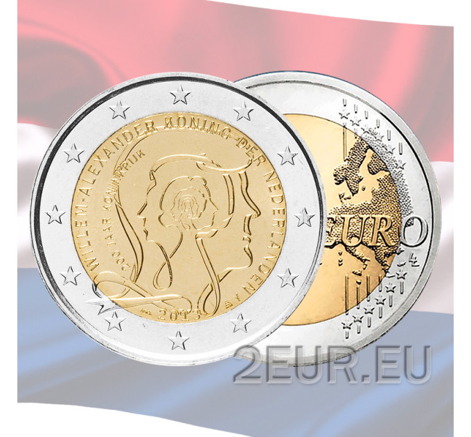 Países Bajos 2 euros UNC 2013 - 200 Aniversario del Reino de los Países Bajos por 5.30 € ✅