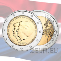 Países Bajos 2 euros UNC 2013 - Doble Retrato - Beatrix y Willem Alexander