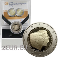 Países Bajos 2 euros proof 2014 - El rey Willem-Alexander y la princesa Beatriz Países Bajos 2 euros proof 2014 - El rey Willem-Alexander y la princesa Beatriz