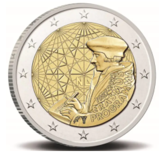 Países Bajos 2 euros UNC 2022 - 35 Años del Erasmus por 20.00 € ✅