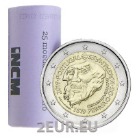 Portugal 2 euros UNC rollo 2019 - 500 Aniversario de la Primera Circunnavegación de la Tierra de Magallanes