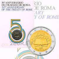 Portugal 2 euros BU 2007 - 50 Años Tratado de Roma