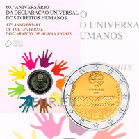 Portugal 2 euros BU 2008 - 60 Años Derechos Humanos