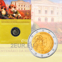 Portugal 2 euros BU 2010 - Centenario de la República Portuguesa