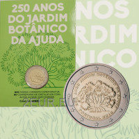 Portugal 2 euros BU 2018 - 250 Años de la Fundación del Jardín Botánico de Ajuda