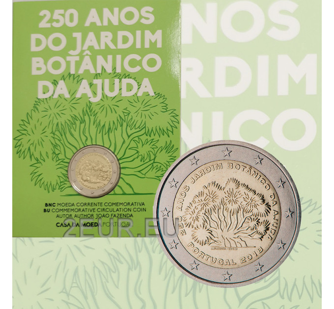 Portugal 2 euro BU 2018 - 250 Years Since the Foundation of Ajuda Botanical Garden for 20.50 € ✅