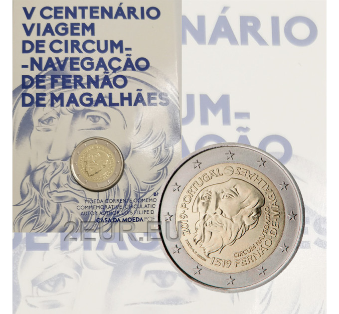 Portugal 2 euro BU 2019 - 500th Anniversary of the First Circumnavigation of Earth by Magellan for 19.00 € ✅